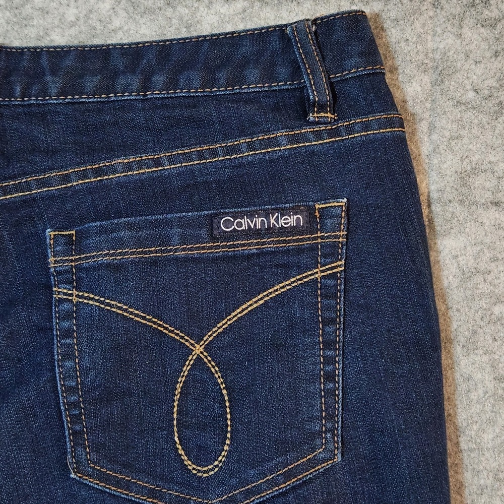 Calvin Klein Jeans Women's Size 12 Straight Leg Comfort Stretch
